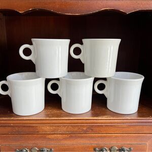 Fiesta ware White Ceramic Mug lot